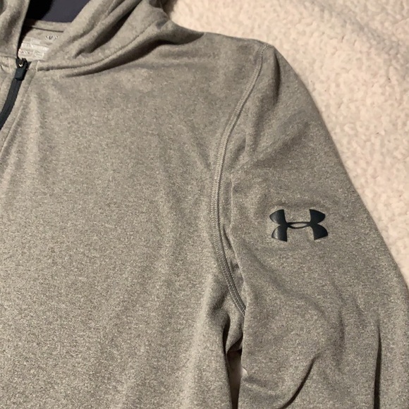Under Armour Men’s Gray Thin Heat Gear Jacket, Like New - Picture 2 of 9